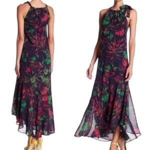 Just...Taylor Navy Floral Maxi Dress 2